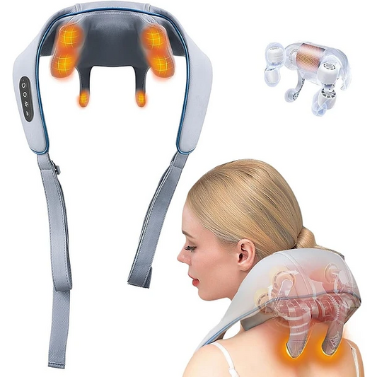 Masajeador de Cuello y Hombros Inalámbrico – Alivio Instantáneo para Dolor y Tensión Muscular